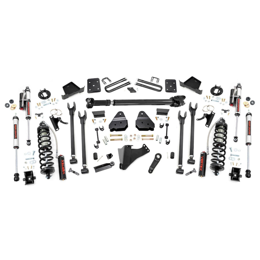 6" Rough Country Coilover Lift Kit for 17-22 Ford Super Duty | 4 Link - 56059