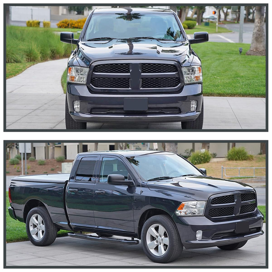 Passenger Side View Mirror Spec-D Tuning Manual Fold Compatible with 2009-2018 Dodge Ram 1500, 2019-2021 Classic