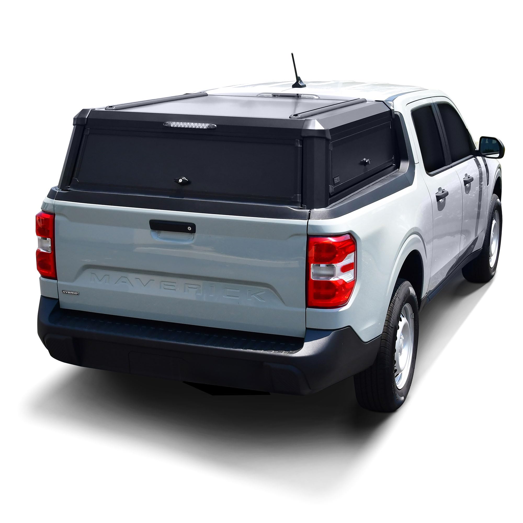 EXP Truck Cap Westin 16-14795 with Solid Front Glass fits 2022-2024 Maverick Matte Black