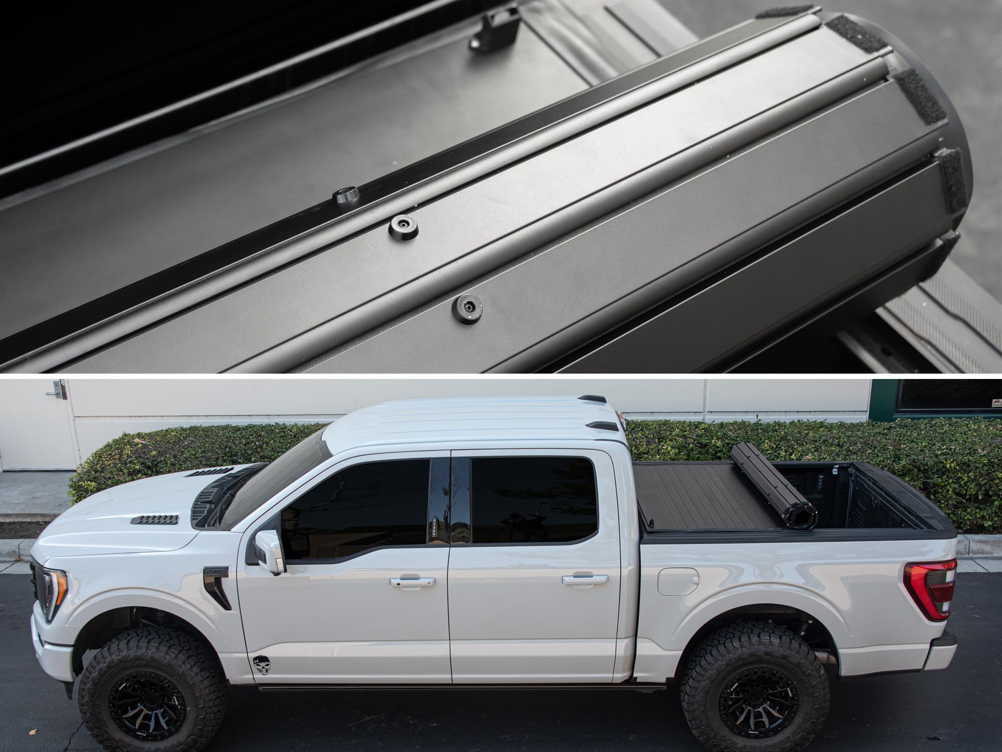 Armordillo CoveRex RTX Hard Roll-Up Truck Bed Tonneau Cover|Fits 1997-2003 Ford F150 F-150/Heritage/1997-1999 F250 F-250 6.5 Ft Bed|8723487|Flush Mount|Aluminum Roll Up|Truck Bed Cover
