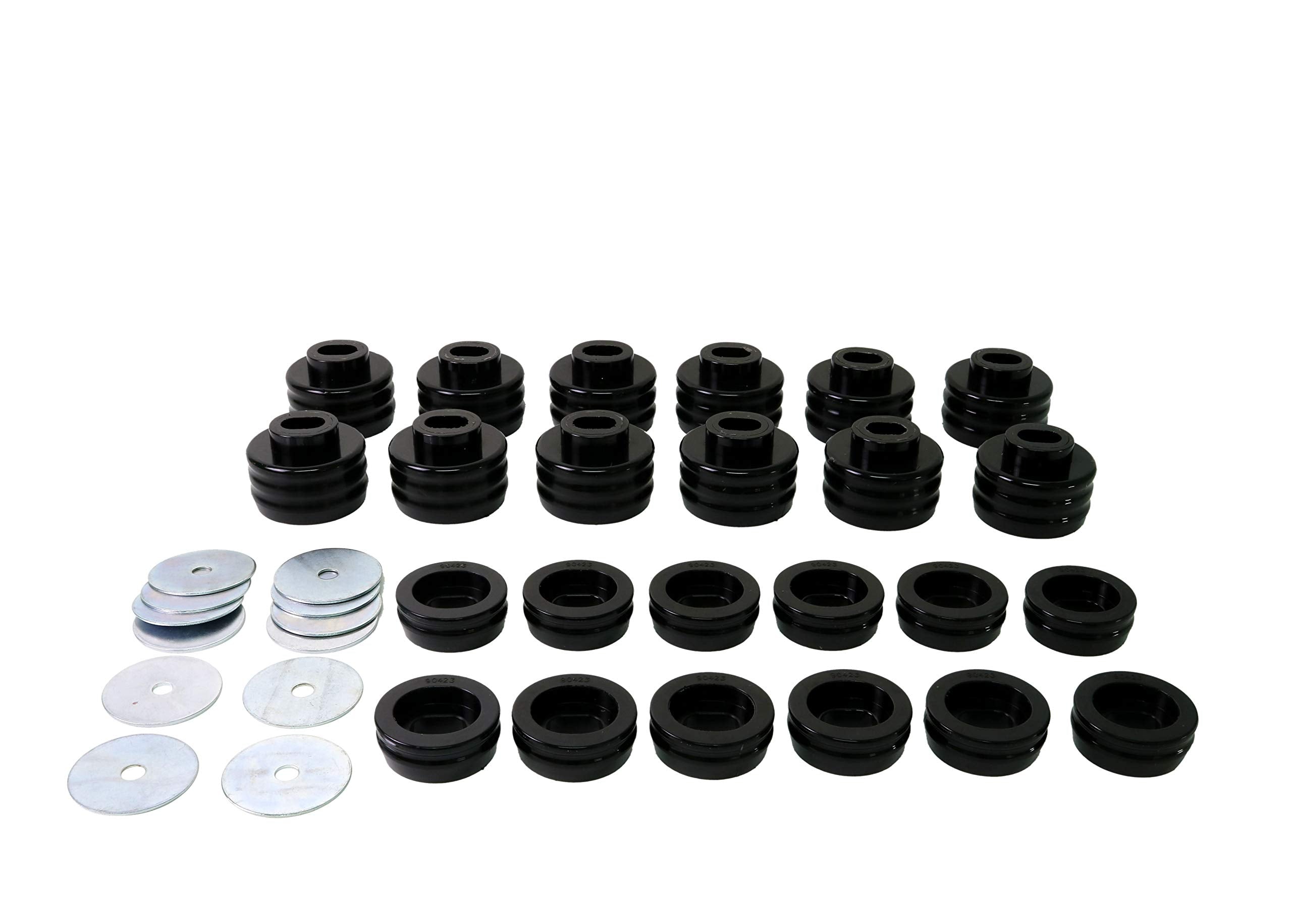 REV220.0054 - Nolathane Body Mount Bushings And Radiator Support Bushings, Black