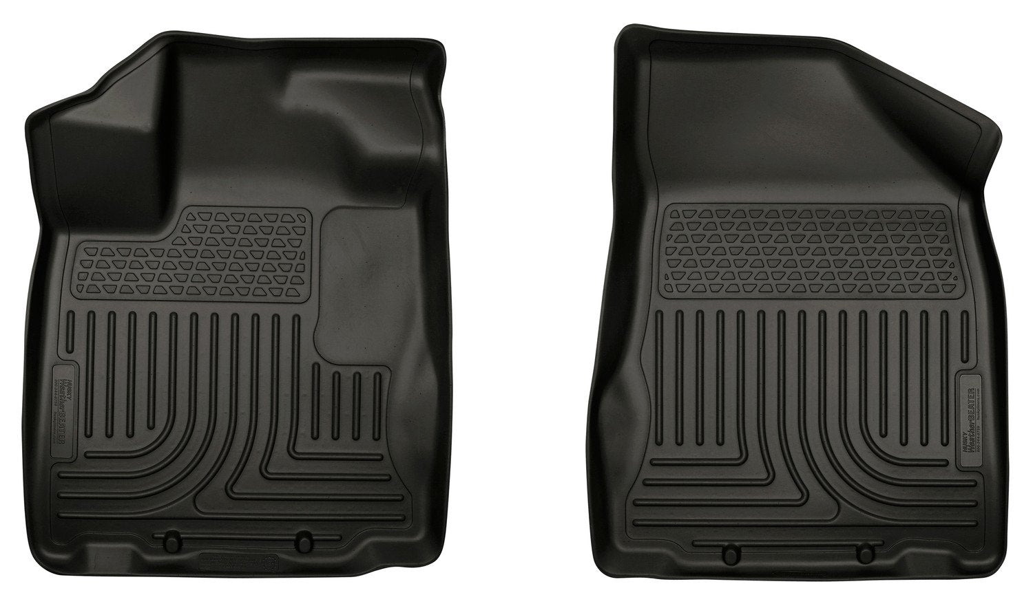 Husky Liners Floor Mats Weatherbeater | Fits 2014-2020 Infiniti QX60; 2013 Infiniti JX35 | Front Row, 2-pc Black - 18651