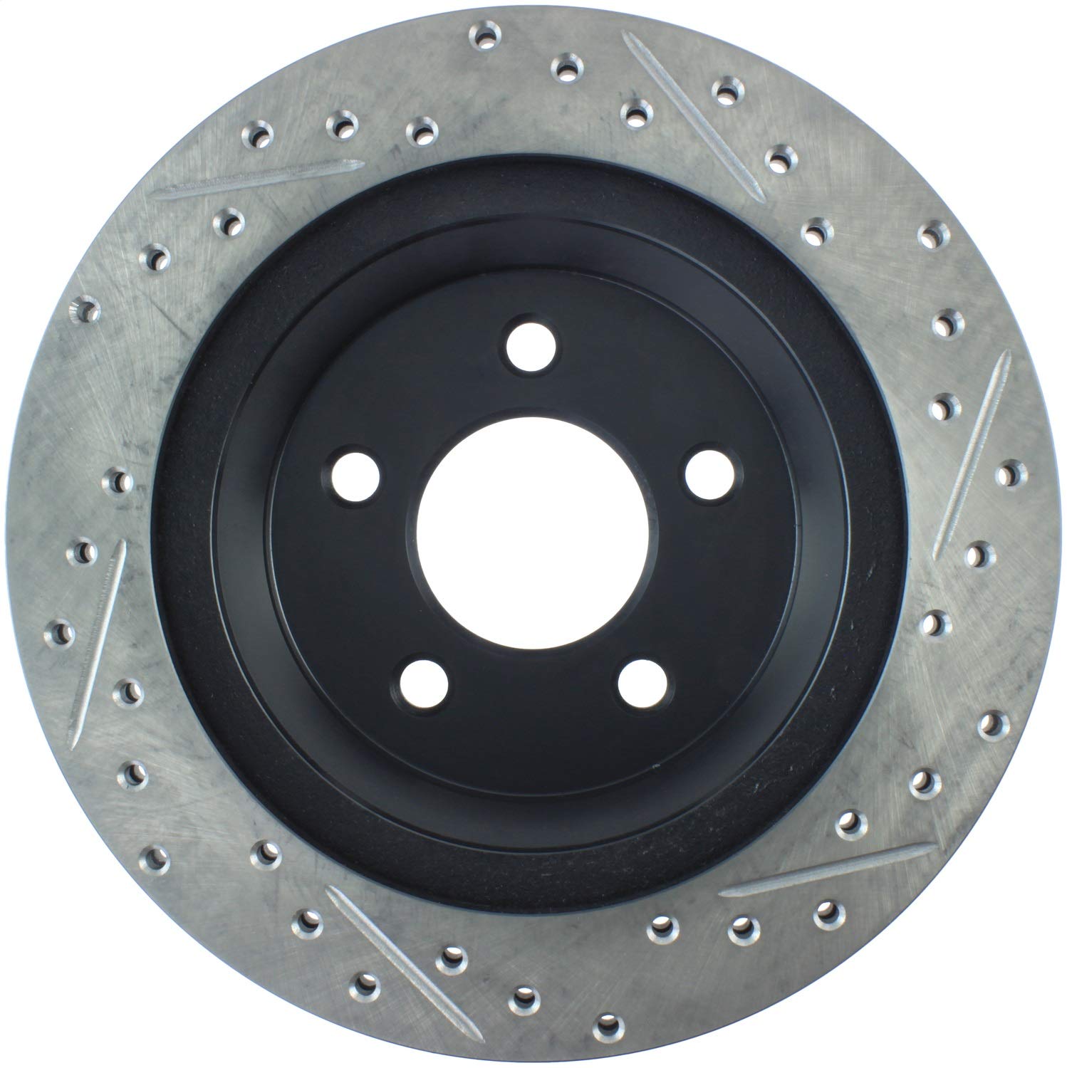 Sport Drilled/Slotted Brake Rotor StopTech 127.61046R (Rear Right), 1 Pack