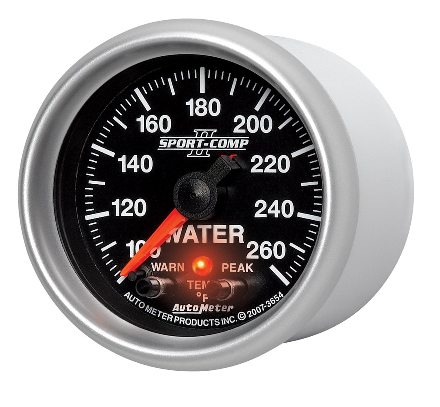 Auto Meter 3654 2-1/16" Full Sweep Electric Water Temperature Gauge 100-260 Degree F