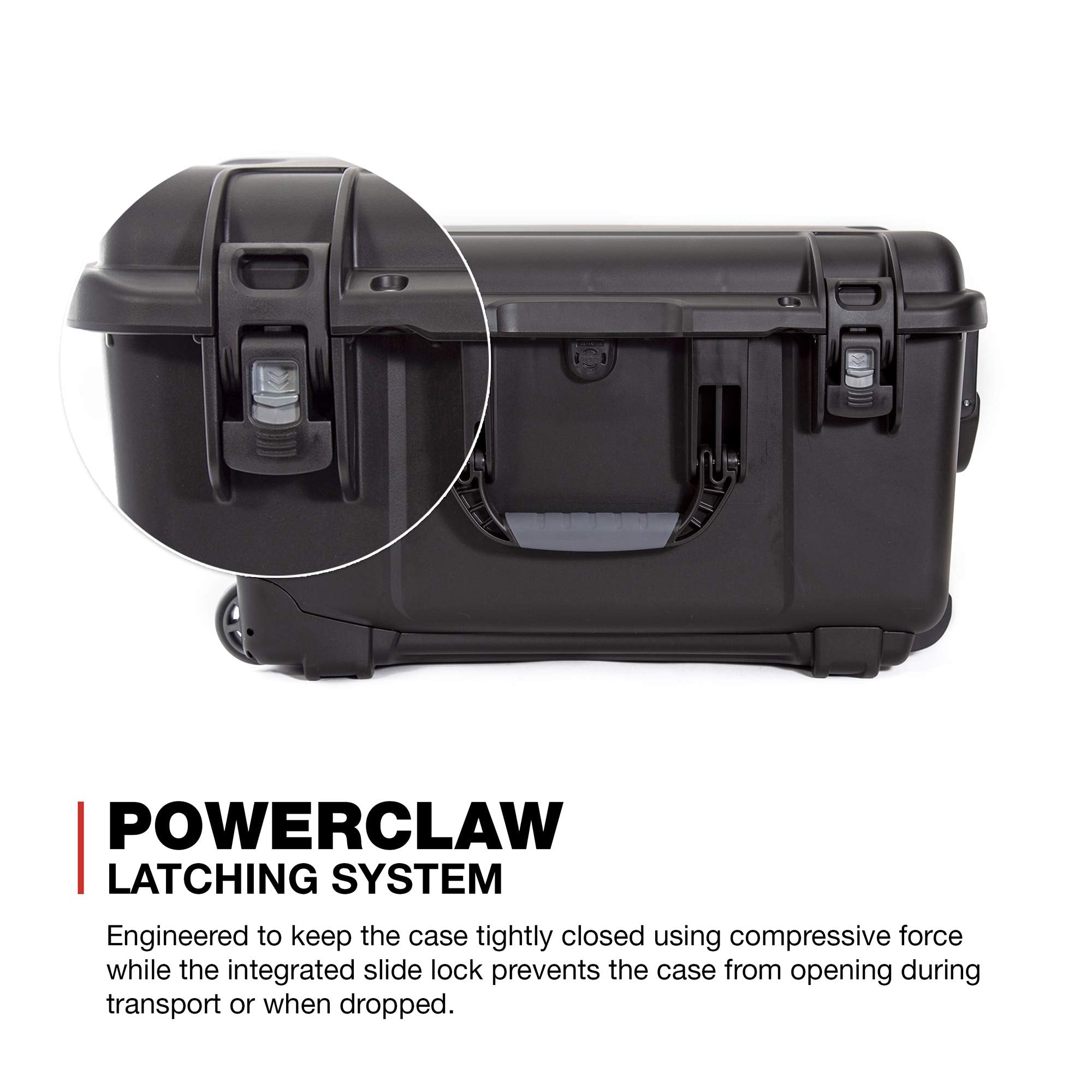Nanuk 938 Travel Case Protective for 6 Bottles of Wine w/Wheels and Extendable Handle, TSA Approved - Black (938-6BTLS1)
