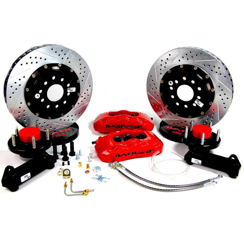 14" Pro+ Brake Sys Frt Red Baer Brakes 58-60 Caddy (4301534R)