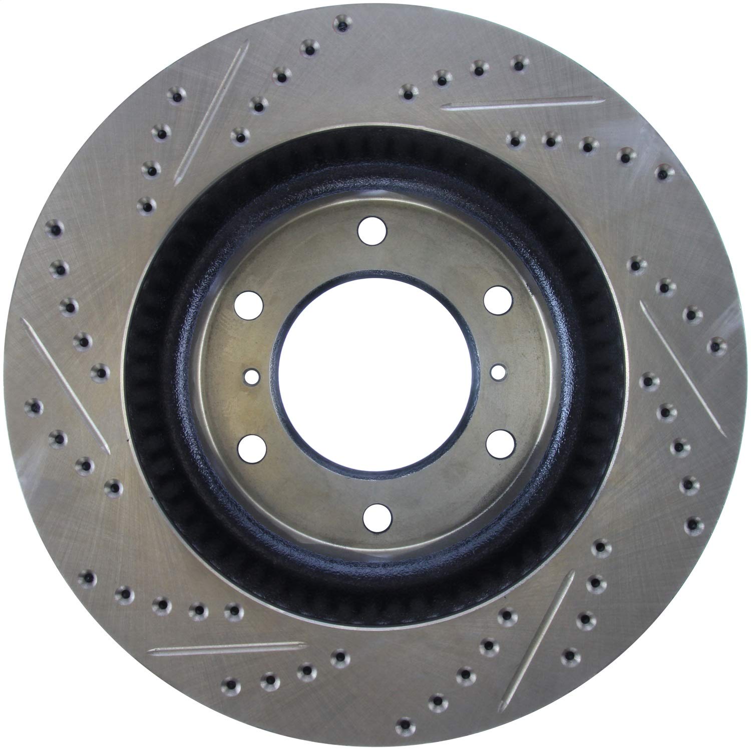 Sport Drilled/Slotted Brake Rotor StopTech 127.99068L (Front Left), 1 Pack