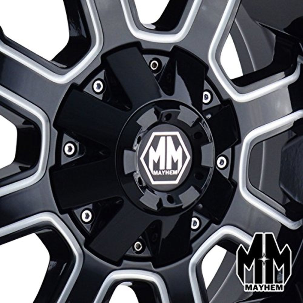 Fierce Mayhem Wheel with Milled Finish (20x9"/5x87.122mm, 0mm offset)