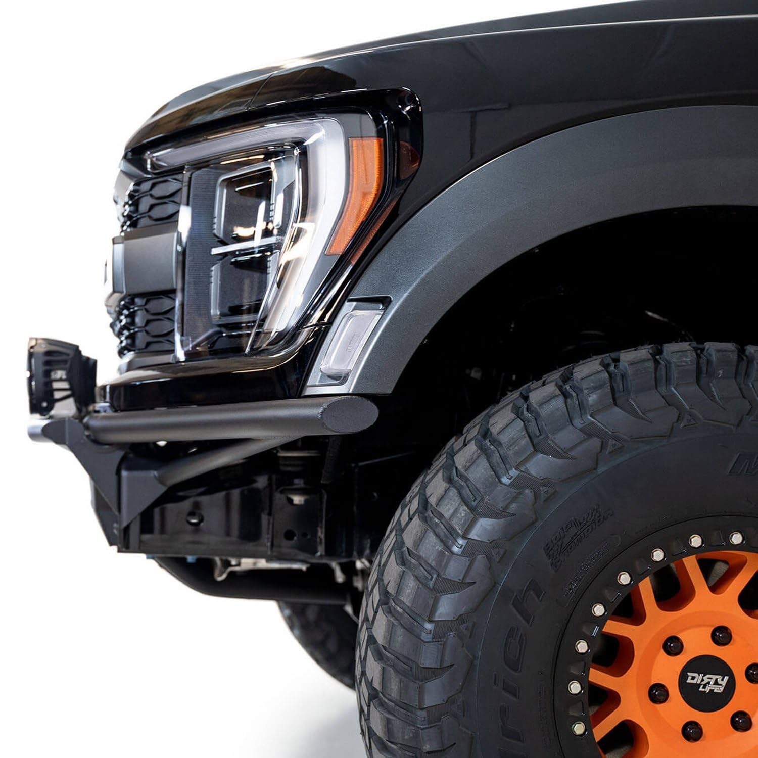 21-22 Ford Raptor Addictive Desert Designs PRO Bolt-On Add-On Light Hoop (Req F218102070103) (L2157021701NA)
