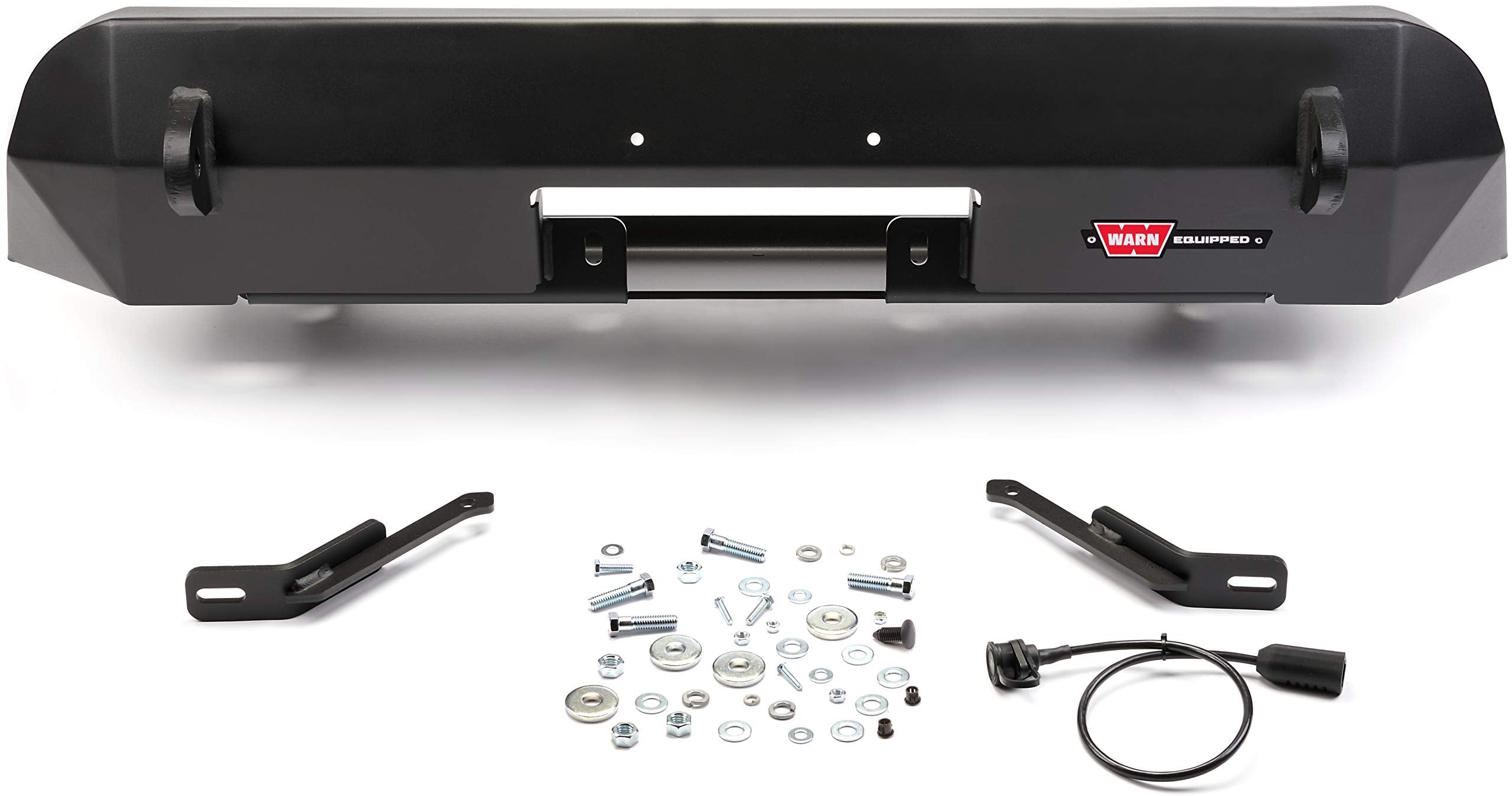 Semi-Hidden WARN 106252 Kit Winch Mounting System, Fits: 2016-Current Toyota Tacoma