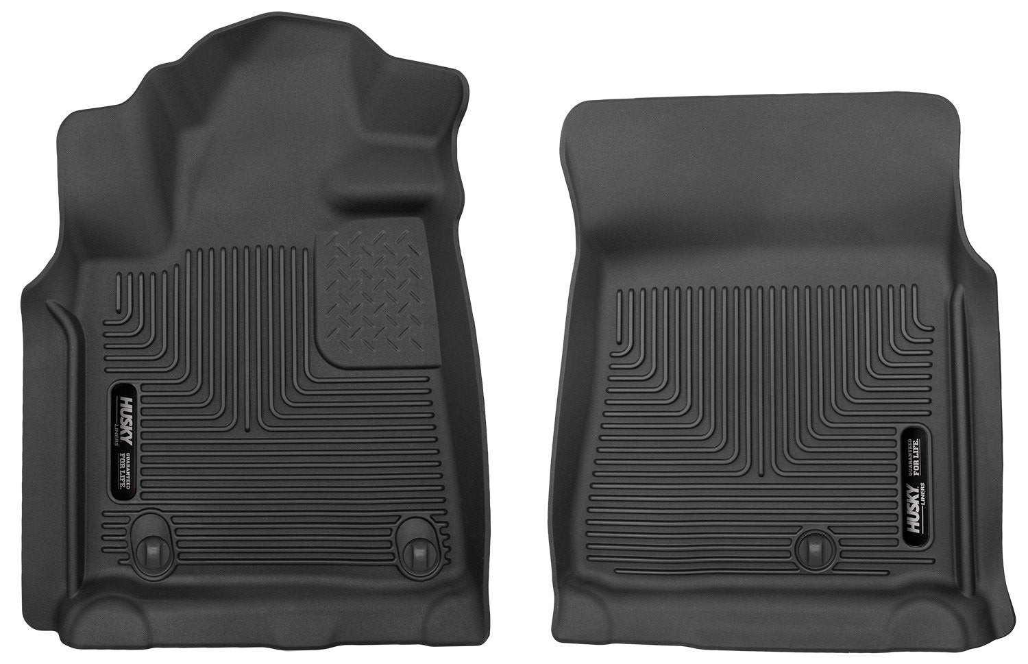 X-ACT Husky Liners 53731 Contour Front Floor Liners Black