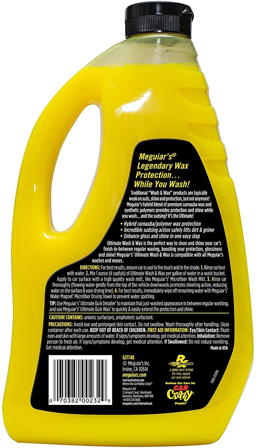 Ultimate Wash & Wax Meguiars G17748 48 Oz