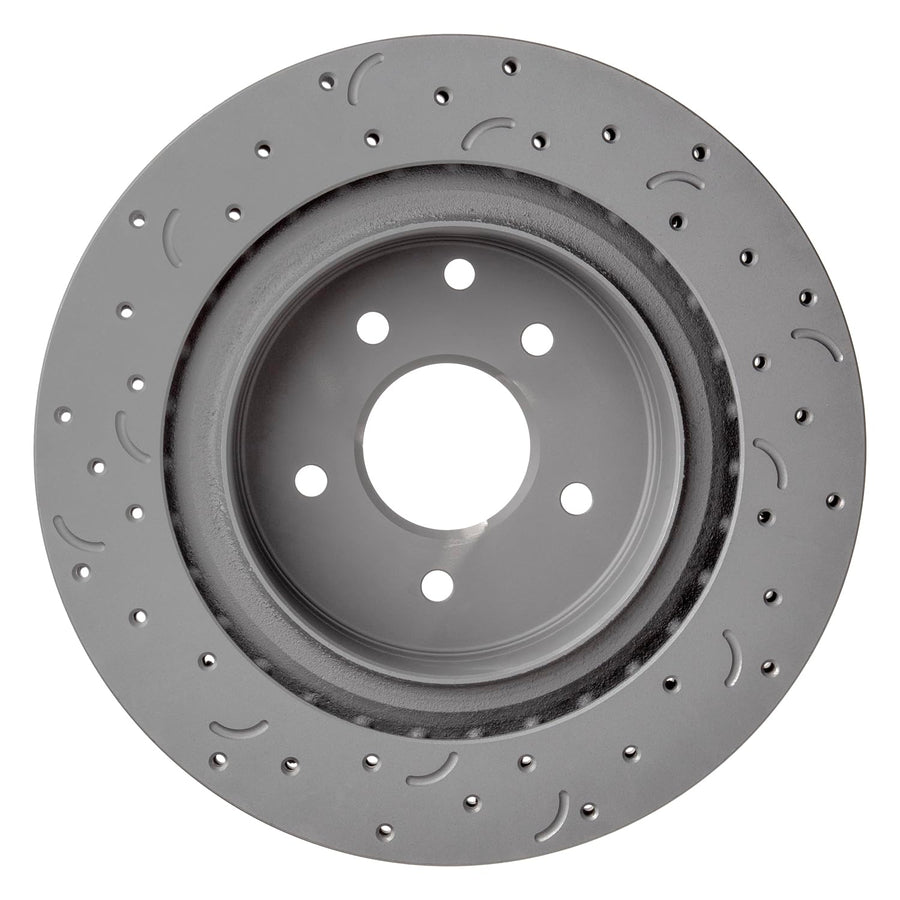 Hawk Performance Cross-Drilled and Slotted HTC4906 Talon Rotors
