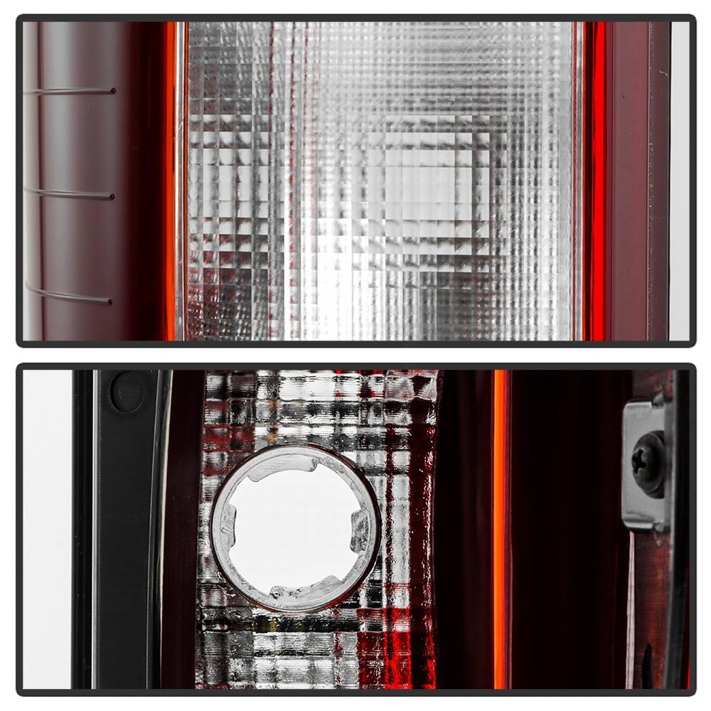 Ford F250 F350 Spyder (POE) 20-22 Superduty Halogen Tail Light w/Blind Spot Hole - OE Left