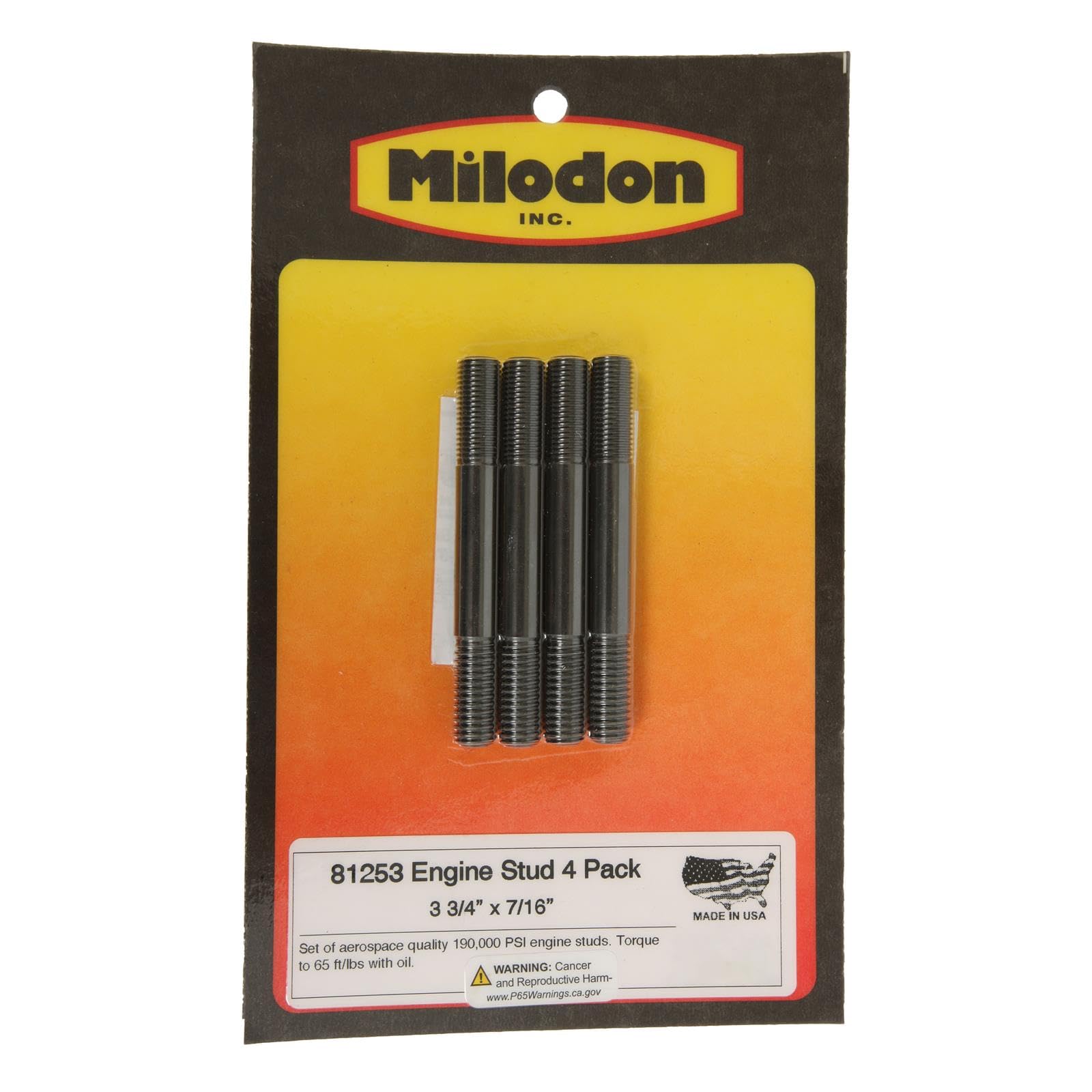 Premium Milodon Race Replacement Studs