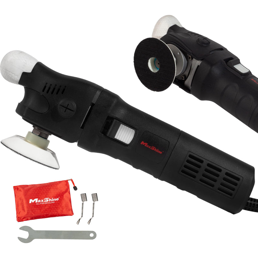 M550 Rotary Polisher Maxshine | 550W Motor, 3” Backing Plate, 6-Speed, 5/8” Thread | Compact Detailing Buffer for Auto, Boat & Marine Paint Correction, Swirl & Scratch Removal, Glossy Finish