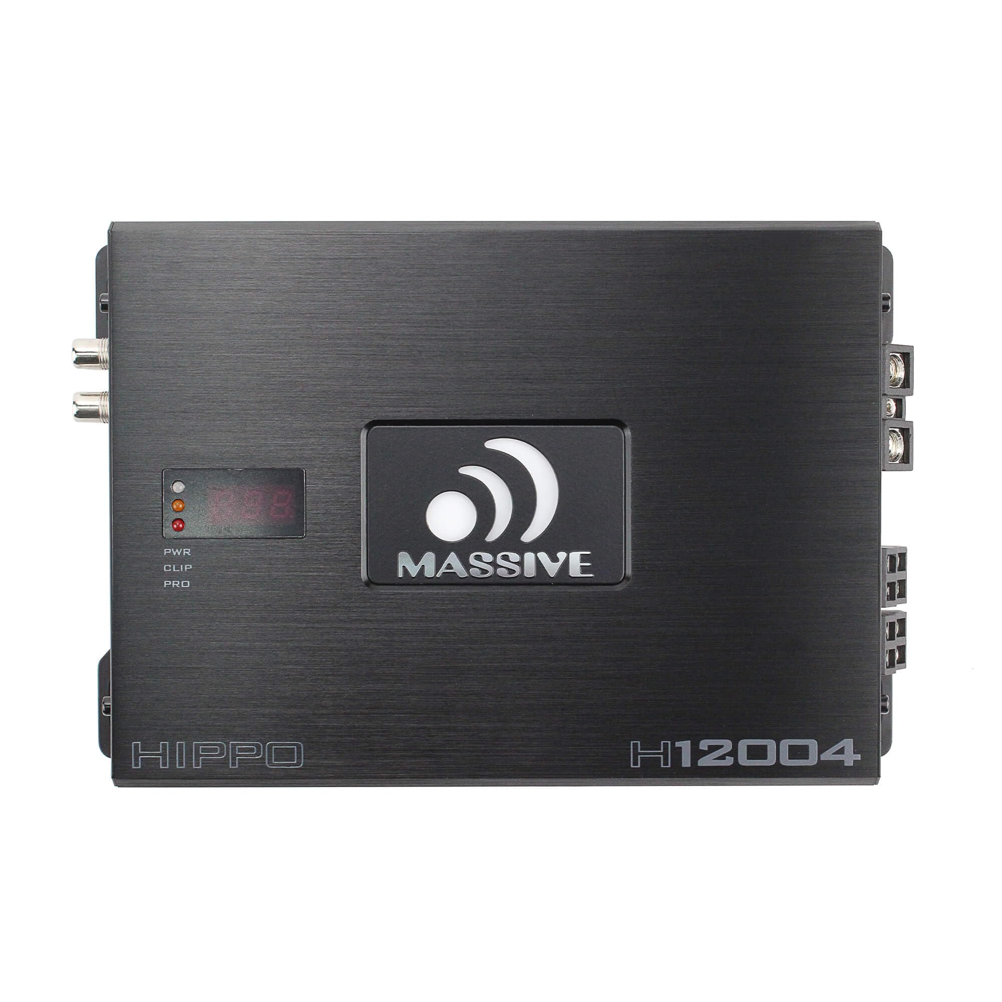 200 Watts RMS x 4 @ 4 Ohm Massive Audio Hippo Series High Performance Amplifier