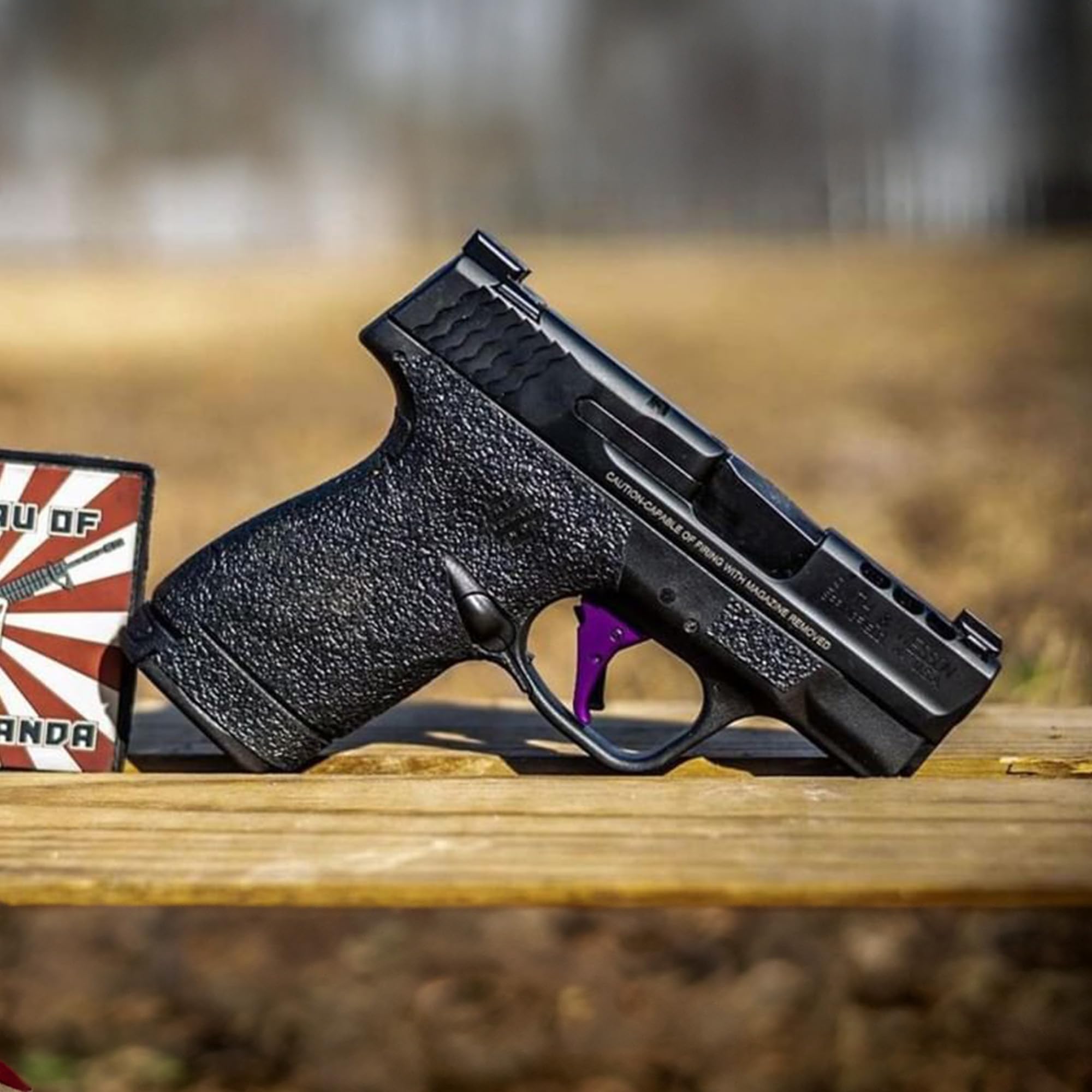 TruGlo Pro Tritium Glow in The Dark Hunting, Tactical, Military Handgun Sight for Smith and Wesson M&P SD9 and SD40 Series Pistols
