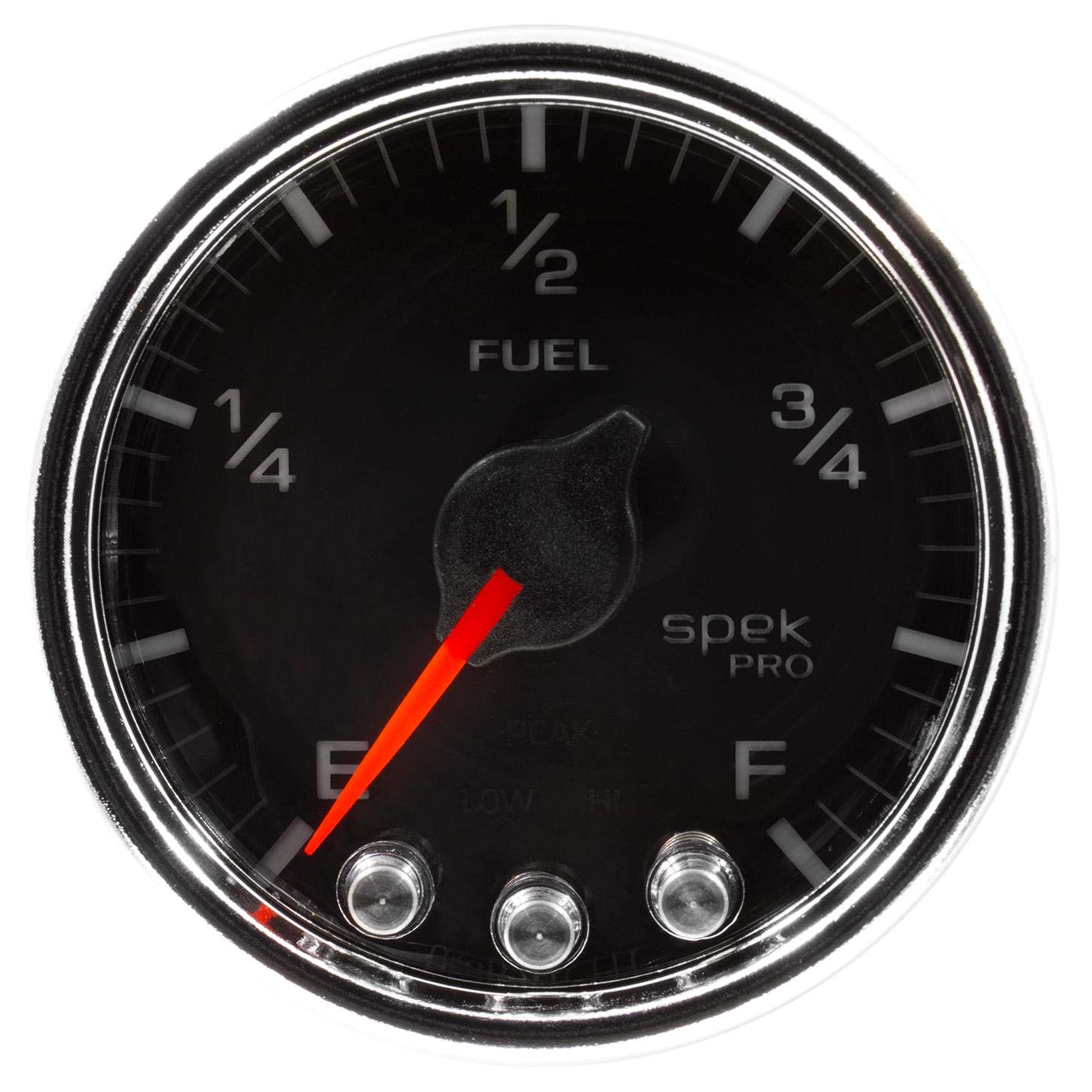 Gauge AUTO METER P31231 Fuel Level (Spek-Pro 2 1/16", 0-270Ω Programmable, Blk/Chrm, Spek-Pro)