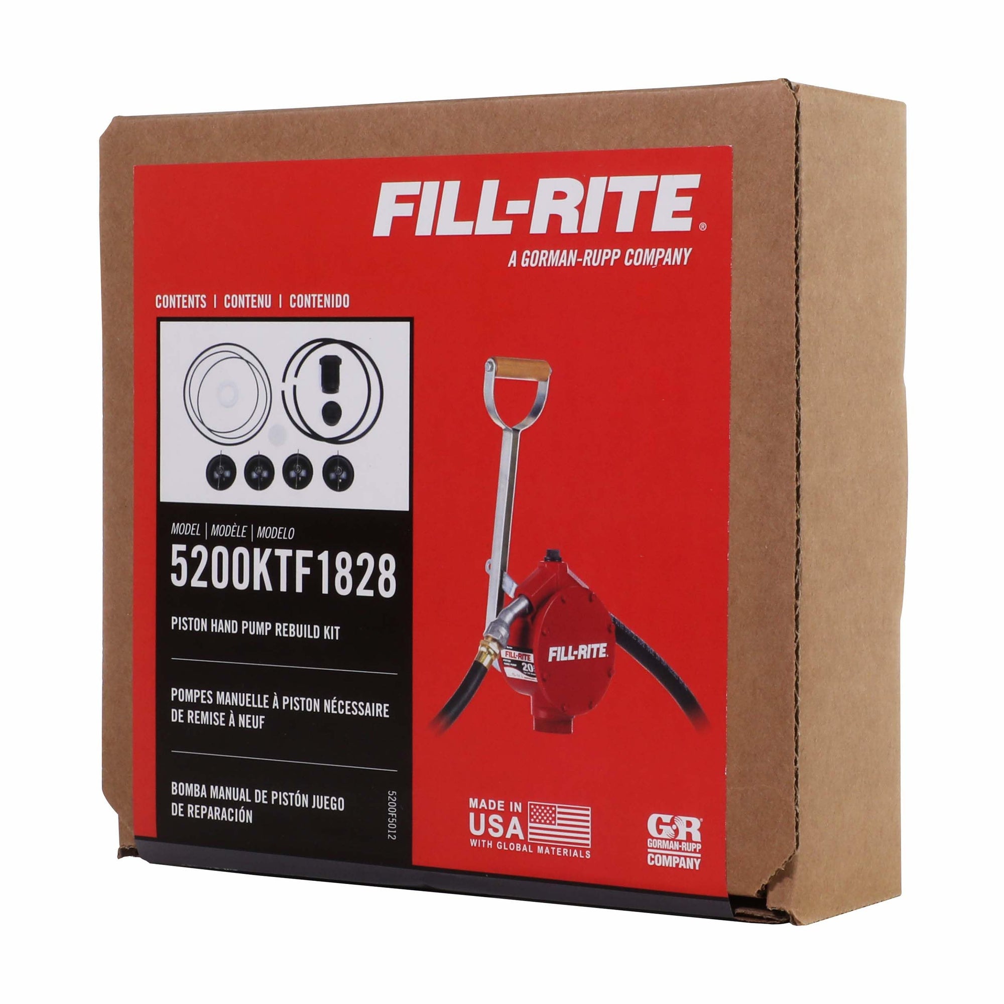 Repair Kit Fill-Rite 5200KTF1828 for 5200 Series Piston Hand Pumps