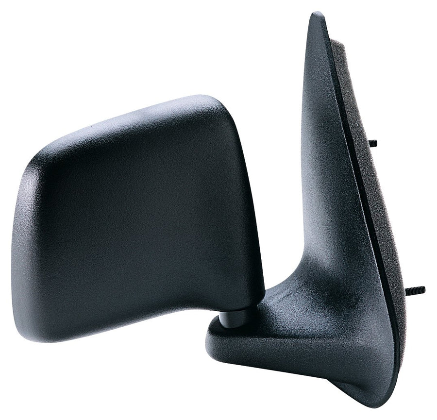 61005F Fit System Passenger Side Mirror for Ford Ranger Pick-Up, Mazda Pick-Up, Black, Manual, Foldaway