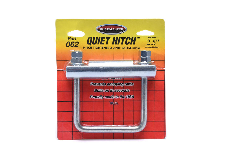 Roadmaster Quiet Hitch 061 Compatible with 2" Hitch Receivers on Motorhomes, Light Trucks, Vans & SUVs | Reduces Rattle & Movement for Quieter, Safer Towing (for 2 1/2" Hitch Receivers)