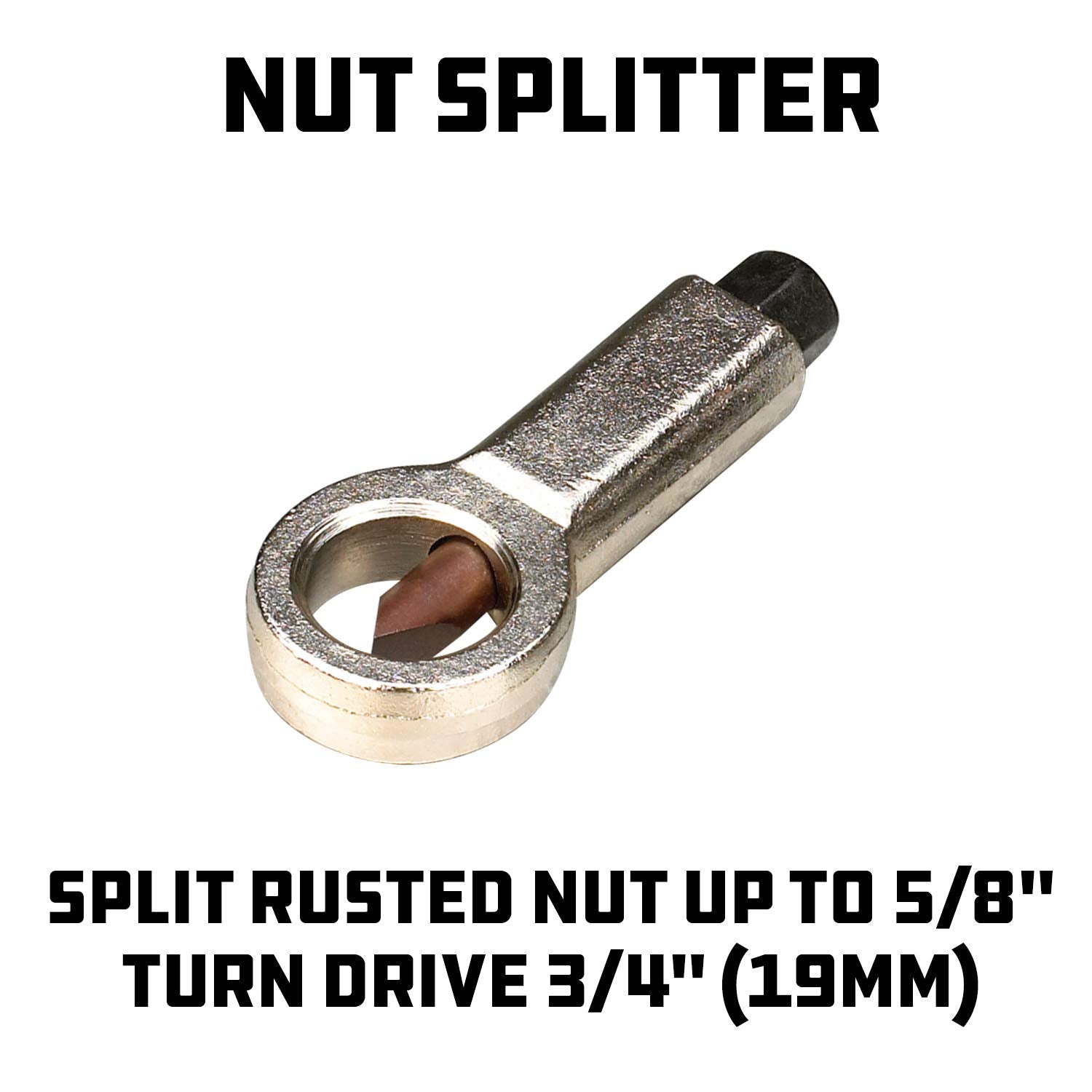 Powerbuilt 4 Piece Tool Set Exhaust Pipe, Repair Tailpipes, Expanders, Removing Dents, Chain Cutter, Nut Splitter, Import and Domestic Vehicles 648612