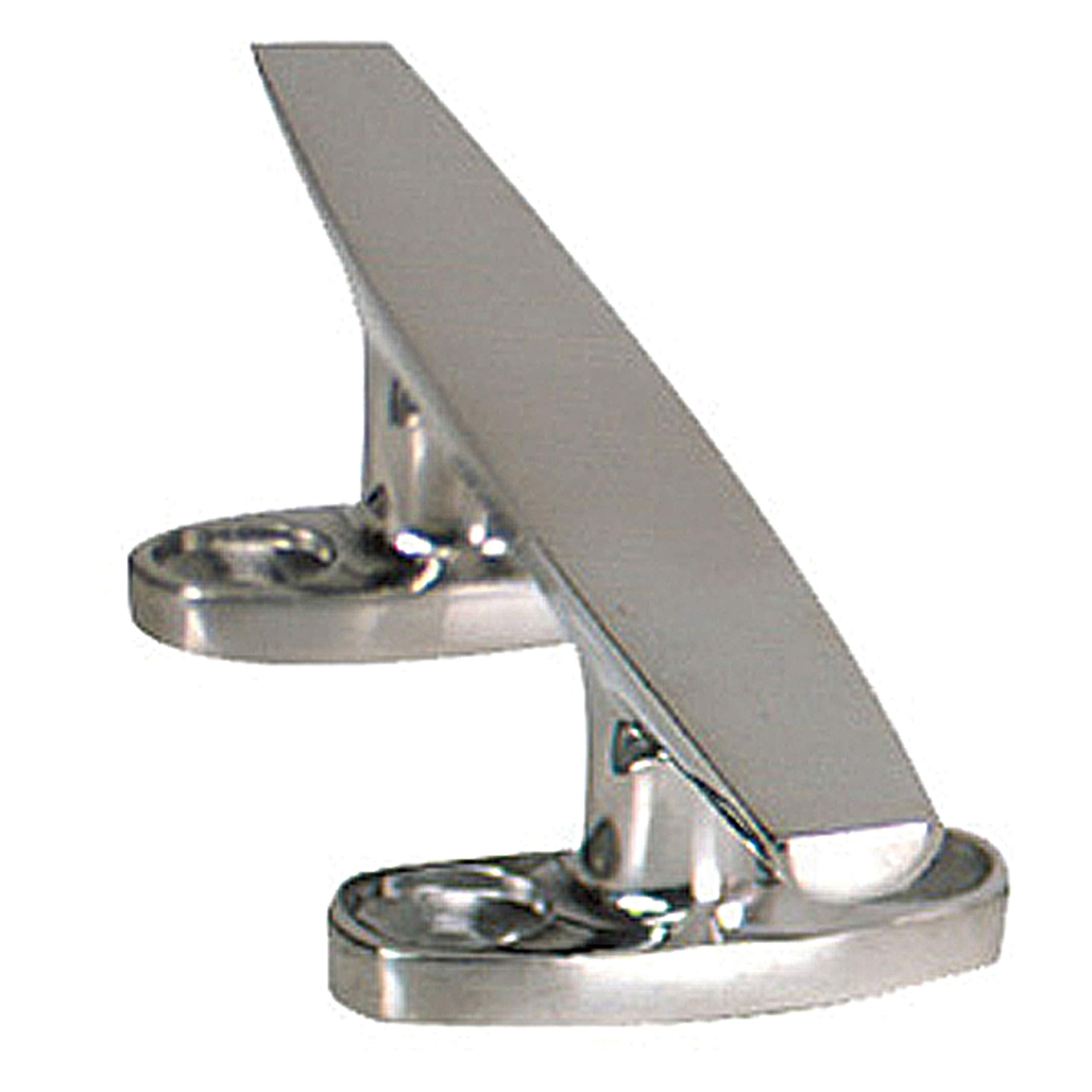 Chrome Plated Whitecap Industries S-1445C Zamac Hollow Base Cleat - 6"