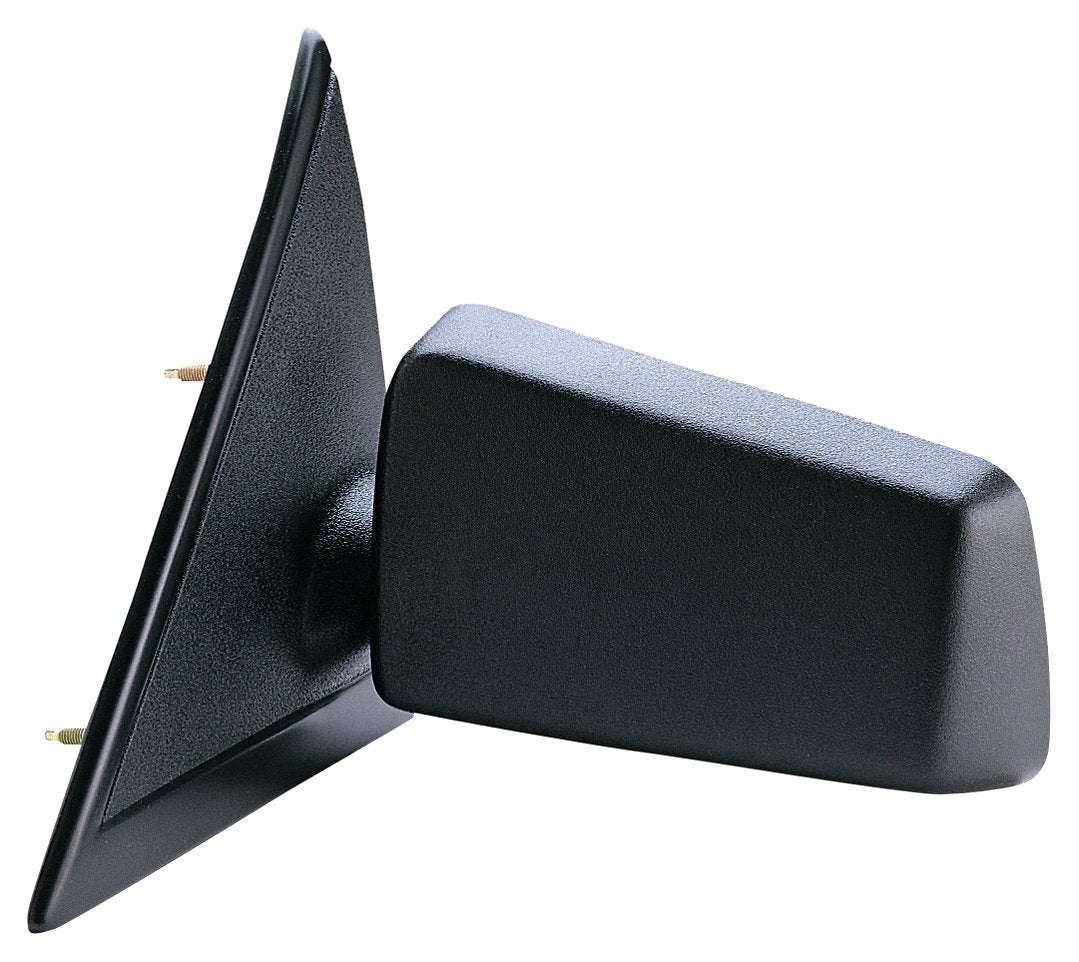 Driver Side Fit Mirror for Chevy S10 Pick Up, GMC Sonoma Pick-Up, Black, Non-Foldaway, Manual