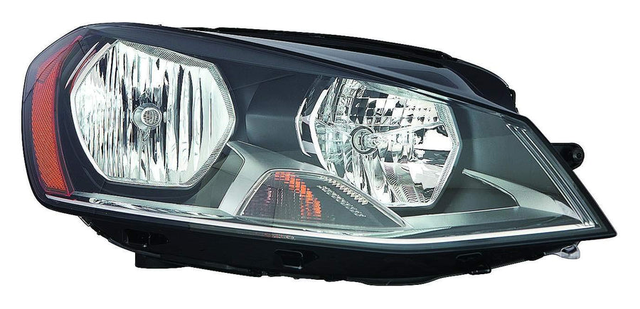 For Volkswagen e-Golf 15-20 / Golf/GTI 15 TO 6/29 / 14 Headlight Halogen Passenger Side CAPA | DOT Certified 5G0 941 006 C | VW2503158C ACK