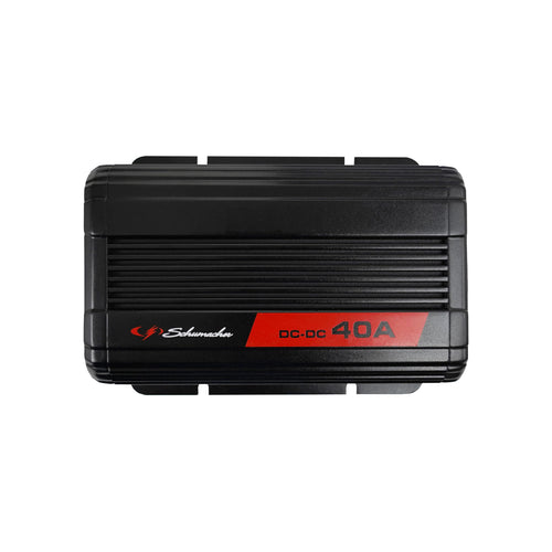 Schumacher Electric Smart Battery Charger and Maintainer SDC371 - 40A 12V DC-DC Charger - Standard, AGM, Gel, Calcium & Lithium Battery Charger - Use with Solar Panels or Vehicle Alternator