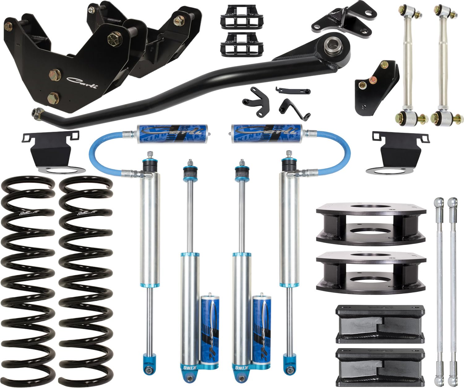 2.5 Leveling System Carli Pintop, 2.5” Lift, 2014-22 Ram 2500, Air Rear