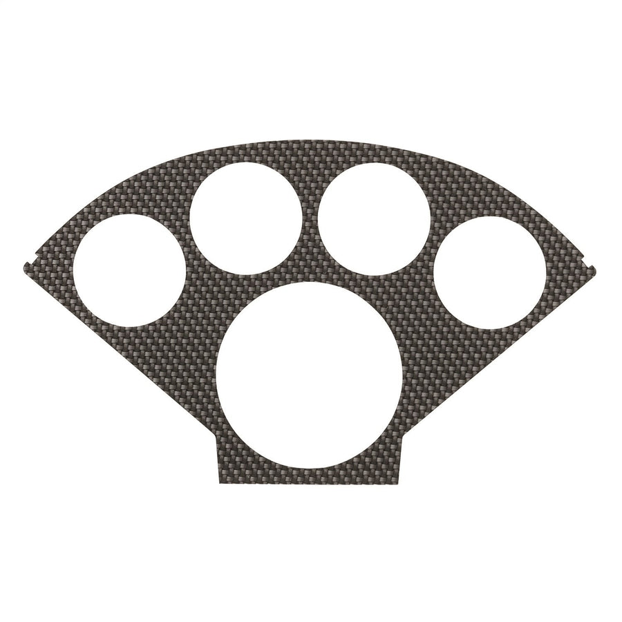 Carbon Fiber Auto Meter Silver Look Faceplate 2122
