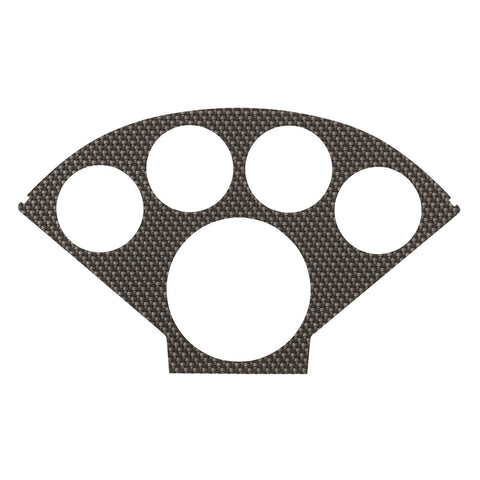 Carbon Fiber Auto Meter Silver Look Faceplate 2122