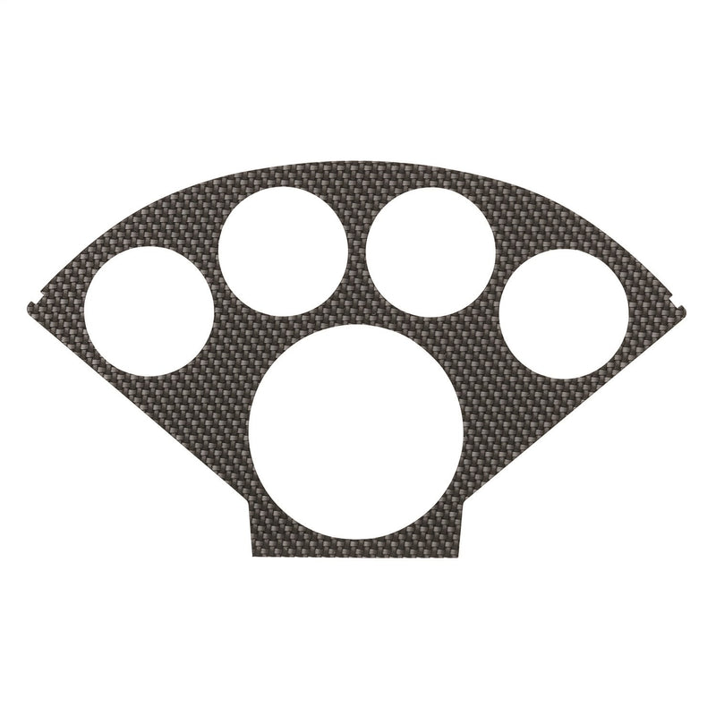 Carbon Fiber Auto Meter Silver Look Faceplate 2122
