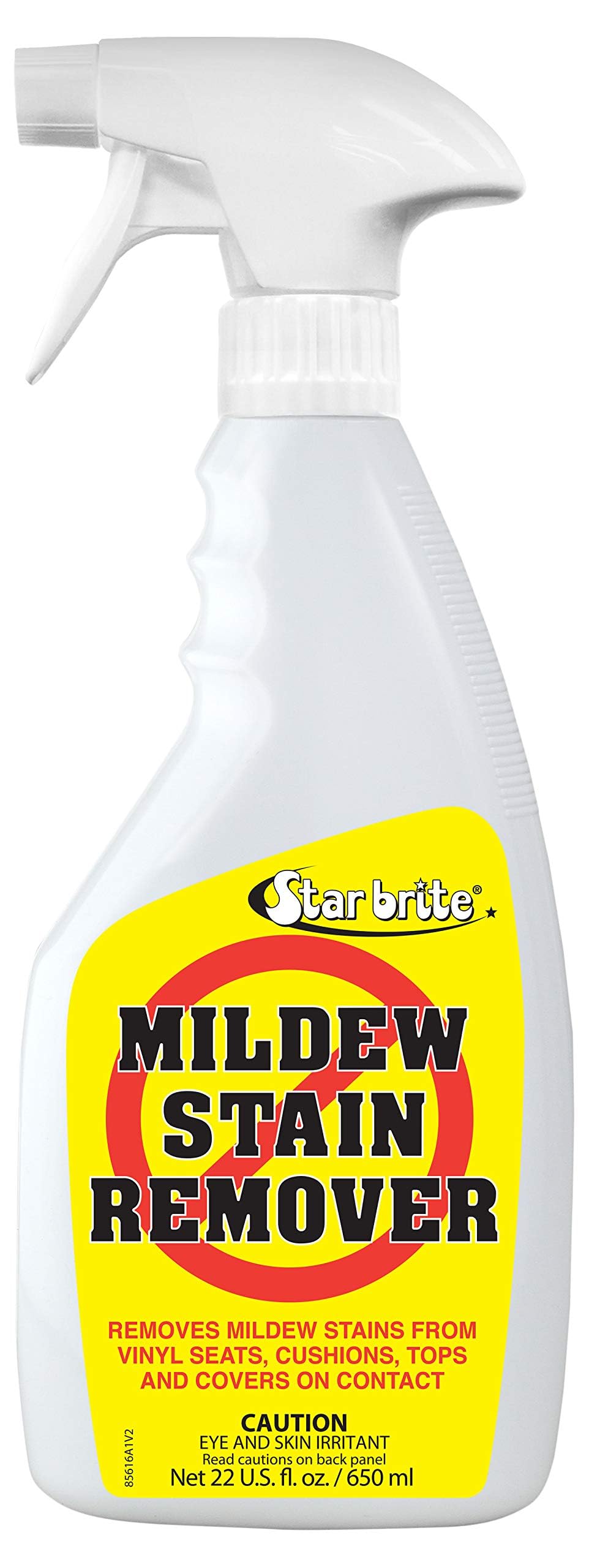 Mold Stain & Mildew Stain Remover STAR BRITE + Surface Cleaner with BUFFERED-BLEACH TECHNOLOGY, 22 Fl Oz