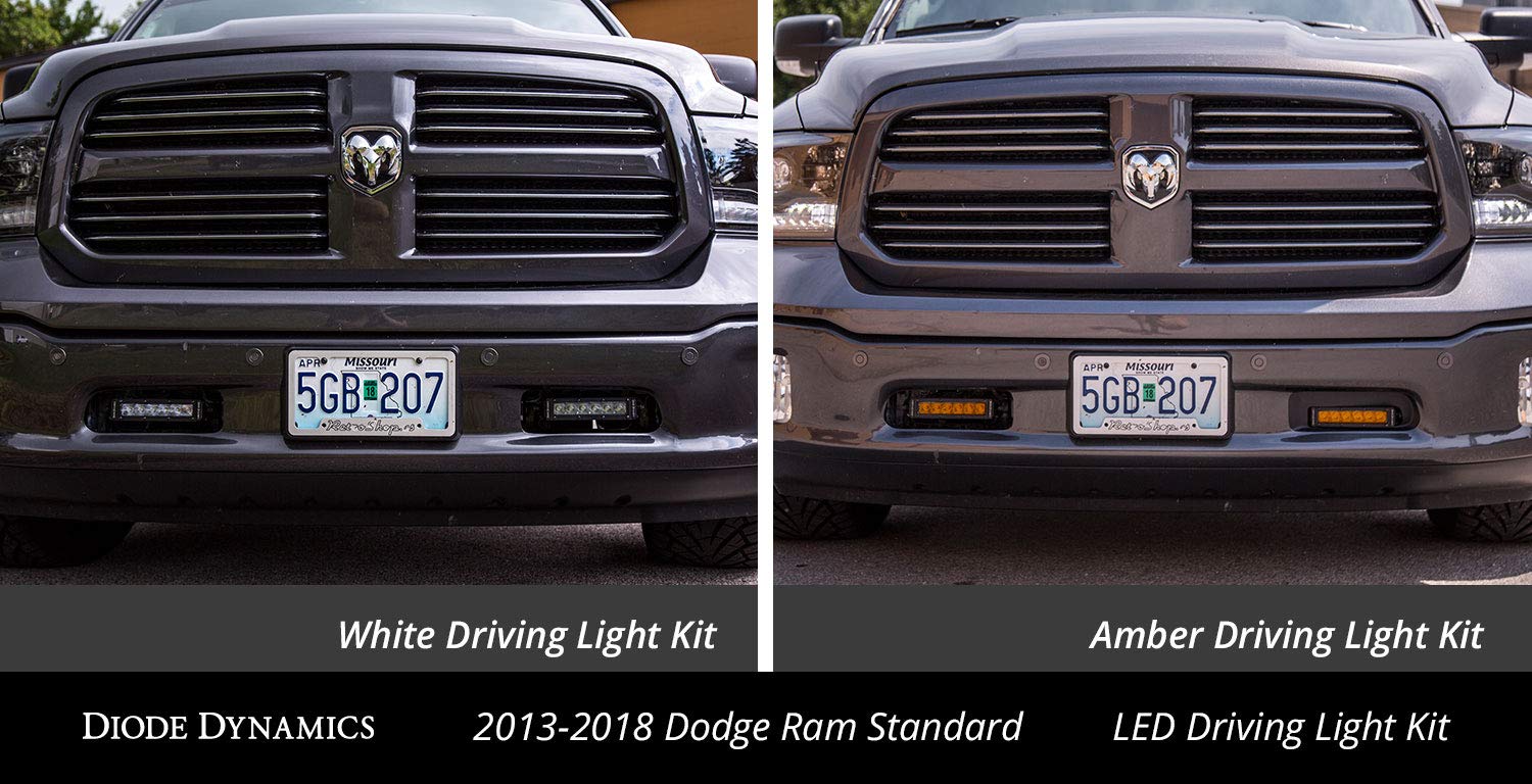2013 Ram Standard Stage Series 6 Inch Kit White Wide Diode Dynamics