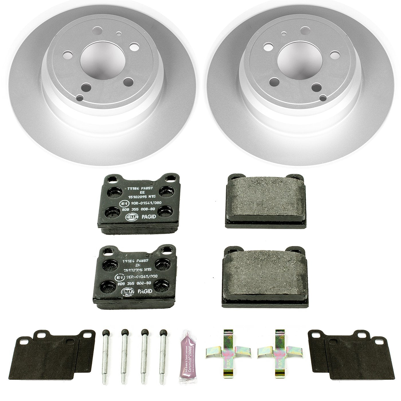 Power Stop ESK3145 Euro-Stop Rear Brake Kit For Volvo 850 1994-1997 | Volvo C70 1998-2004 | Volvo S70 1998-2000 | Volvo V70 1998-2000 [Vehicle Specific]