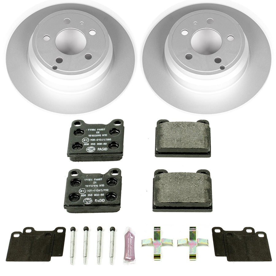 Power Stop ESK3145 Euro-Stop Rear Brake Kit For Volvo 850 1994-1997 | Volvo C70 1998-2004 | Volvo S70 1998-2000 | Volvo V70 1998-2000 [Vehicle Specific]