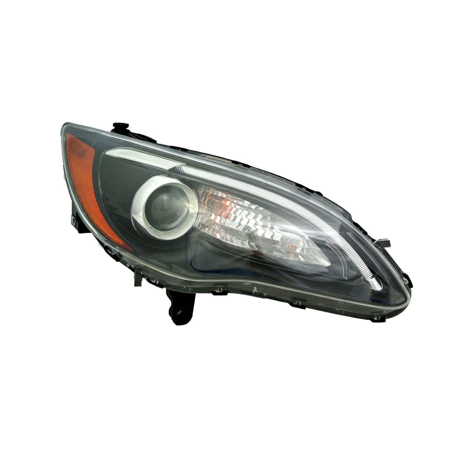 Right TYC Headlight Assembly Compatible with 2011-2014 Chrysler 200