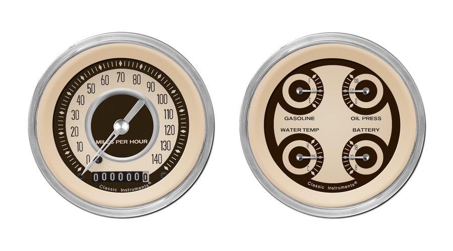 Nostalgia VT Series Classic Instruments 2 Gauge Package NT02SHC