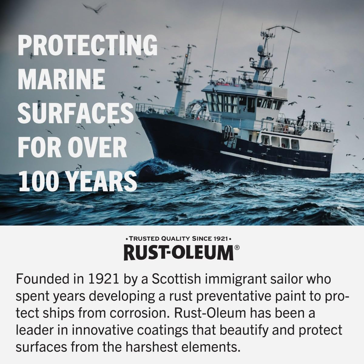 Rust-Oleum Outdoor Marine Coatings Gloss Battleship Gray Topside Paint 1 qt.