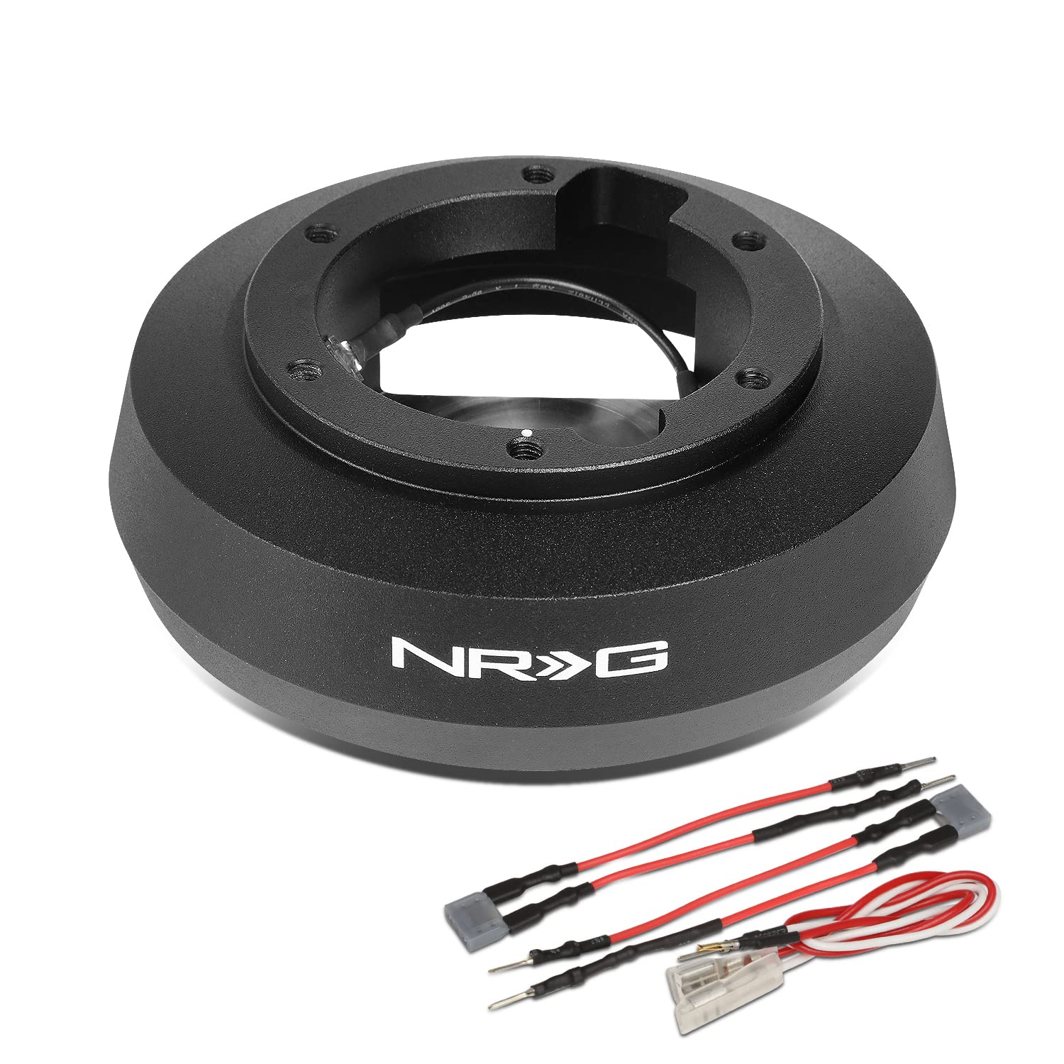 6-Bolt Aluminum NRG Innovations SRK-193H Steering Wheel Quick Release Hub Adapter Compatible with 15-18 Ford Focus / 14-18 Fiesta / 16-21 Transit / 12-21 Mustang