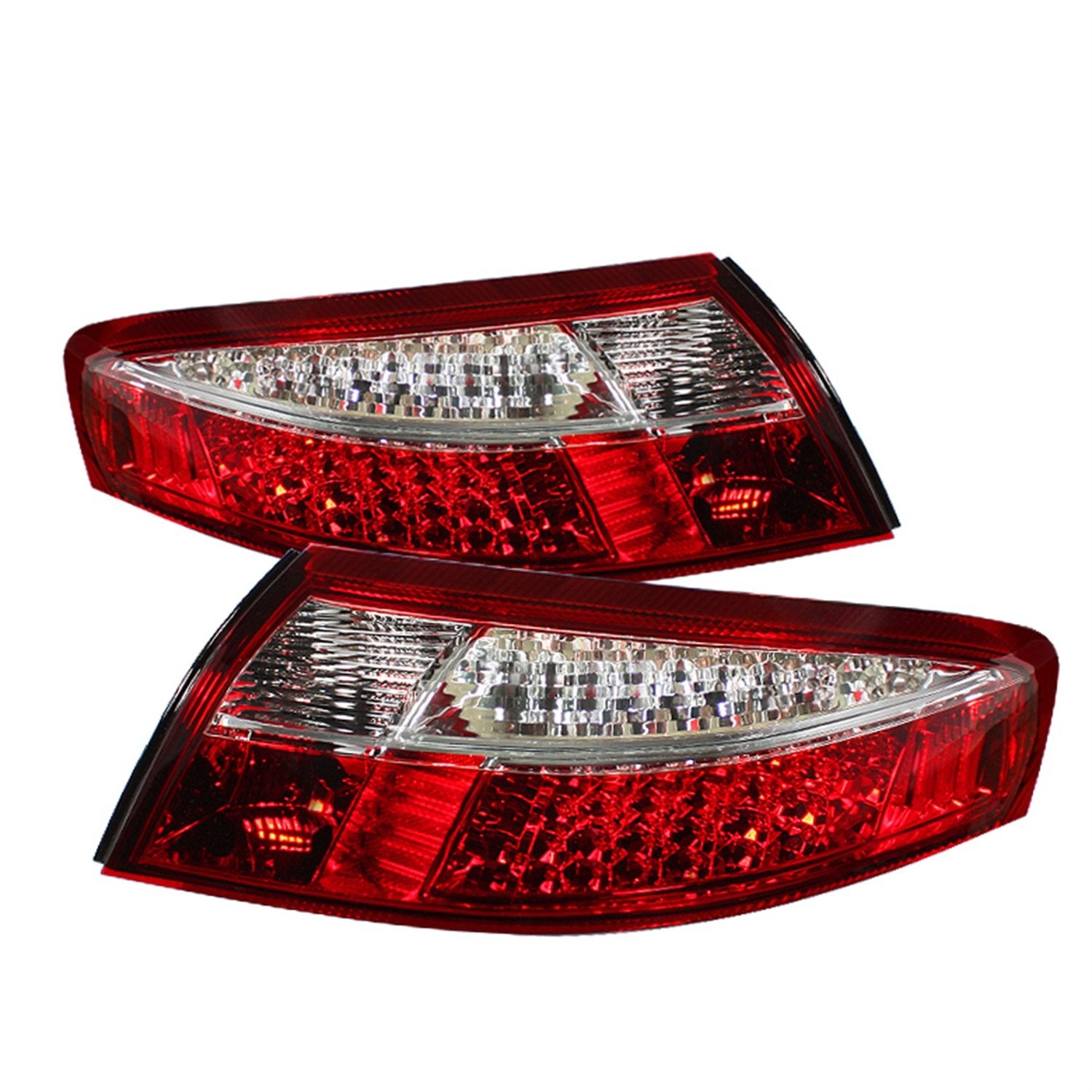 Porsche 996 Spyder Auto ALT-ON-P99699-LED-RC Red/Clear LED Tail Light