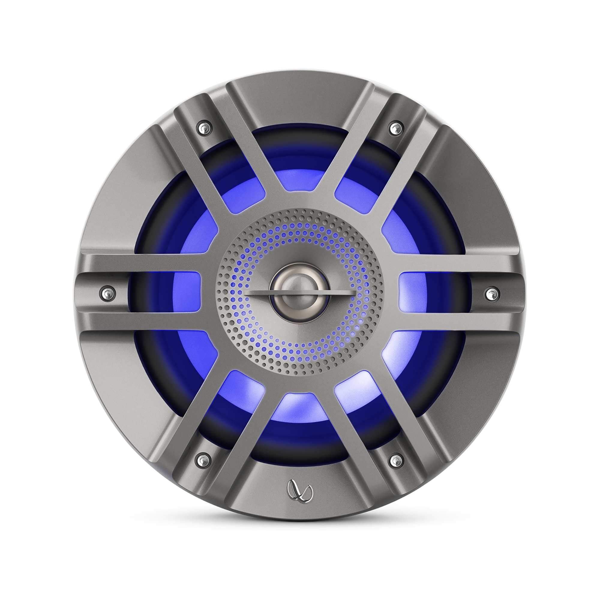 Kappa Marine Infinity KAPPA6125M Titanium 6.5" Premium 2-Way RGB LED Coaxial Speakers
