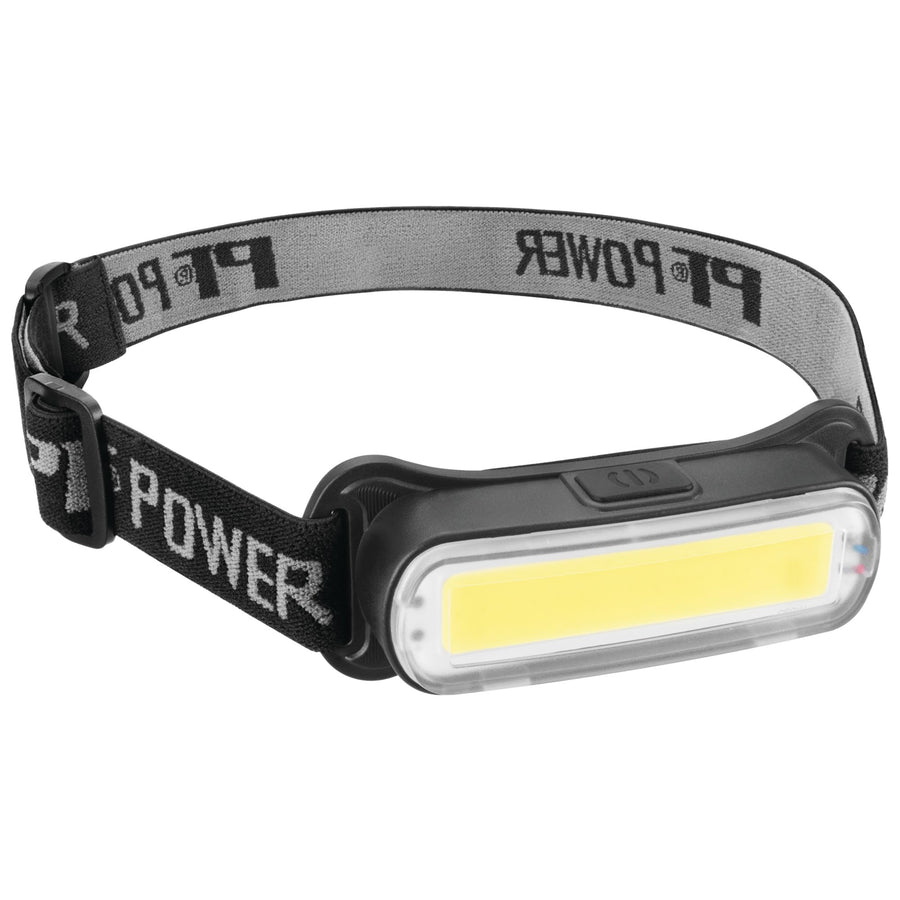 Firepoint Performance Tool W2691 70LM AA Headlamp - Adjustable Elastic Strap, COB LED Strip, Water-Resistant, Black