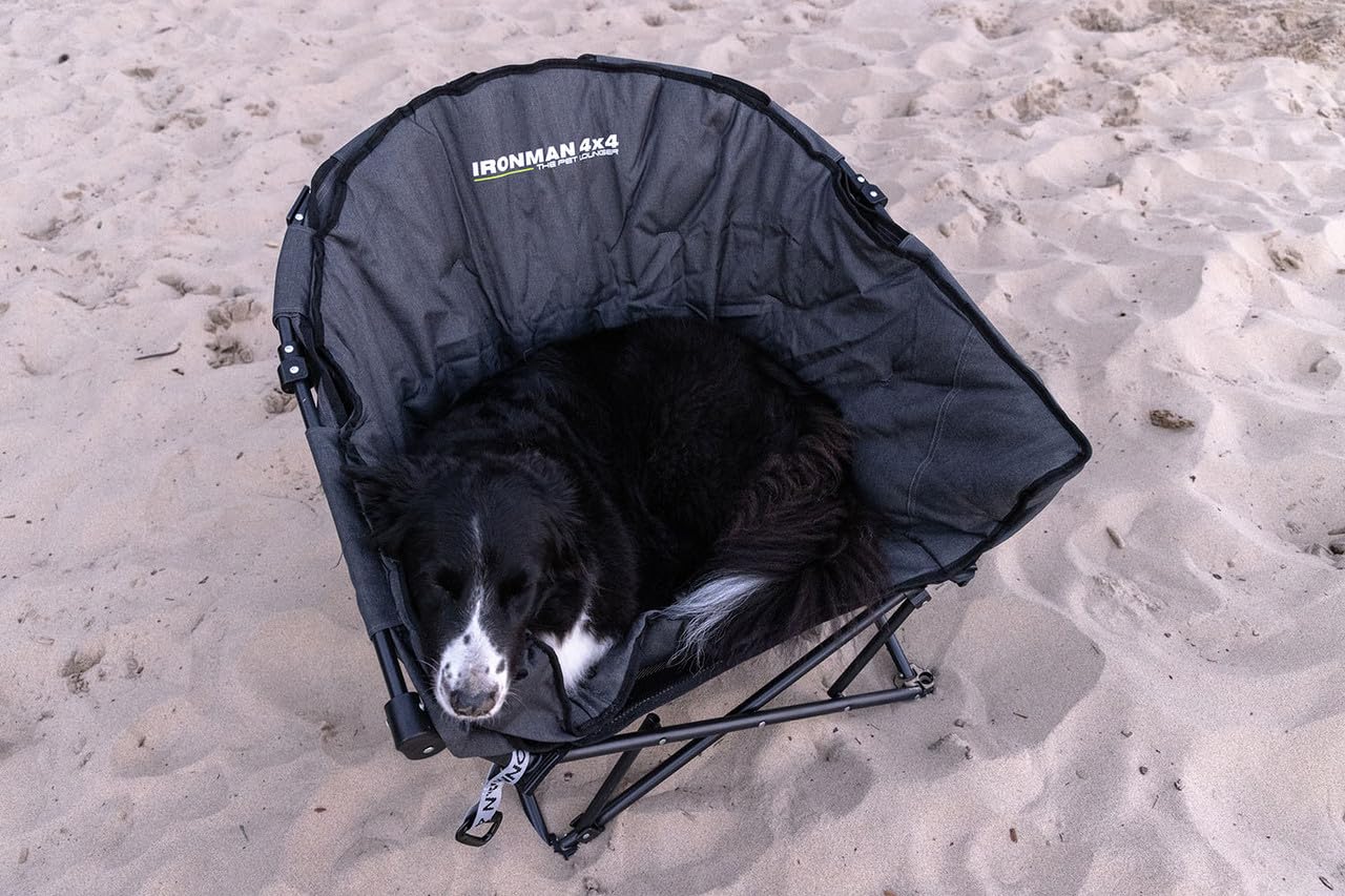 IM4x4 Ironman 4x4 The Pet Lounger | Quick Fold Dog Camp Chair