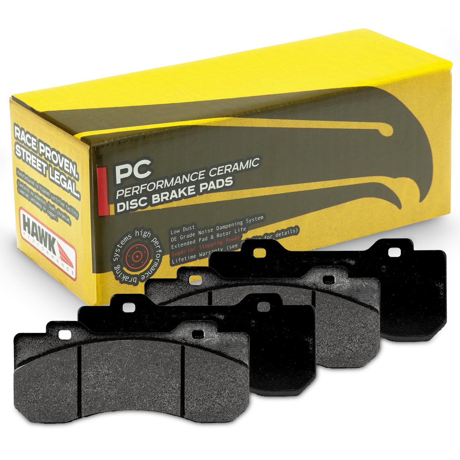 Performance Hawk HB963Z.755 Ceramic Street Brake Pads