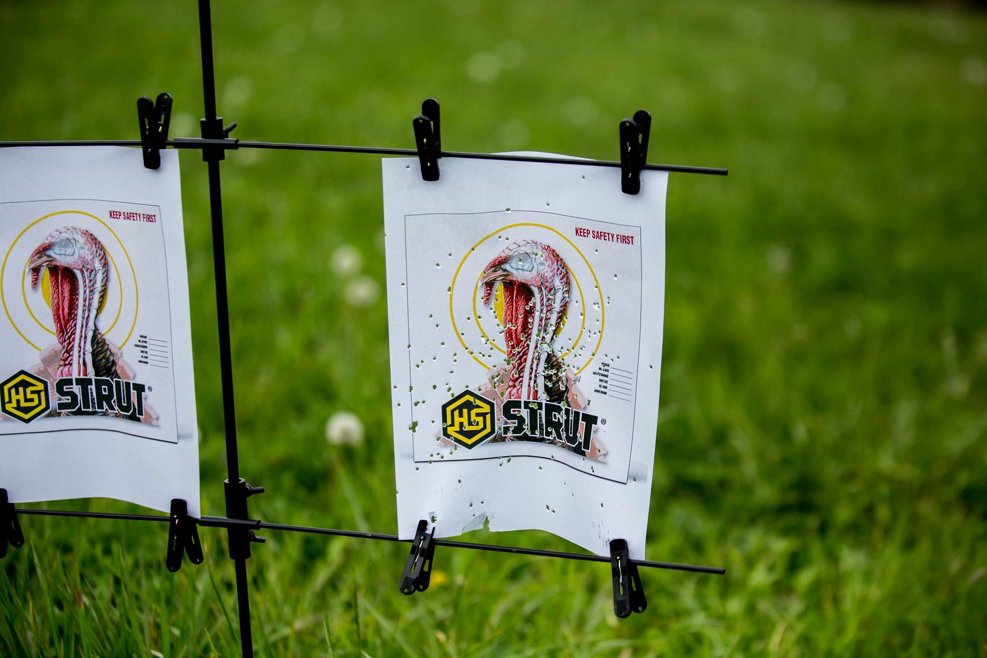 Hunters Specialties Turkey Targets Full Size Paper Shooting Practice - 11 inch x11 inch - 12 Pack
