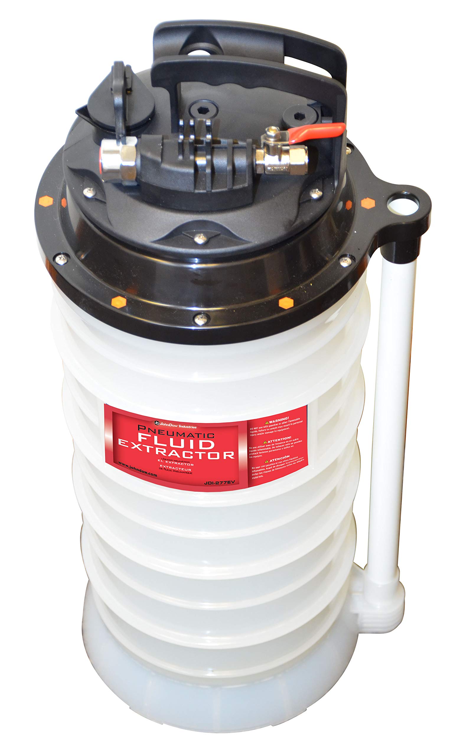 2.7 Gallon JohnDow Industries JDI-277EV Pneumatic Air Operated Fluid Evacuator/Extractor